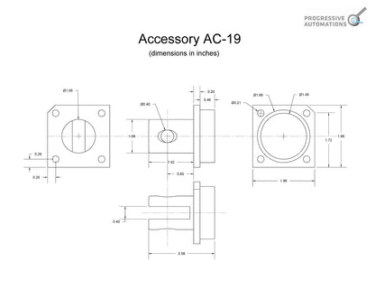 Motor End Clevis - PA-03 Models