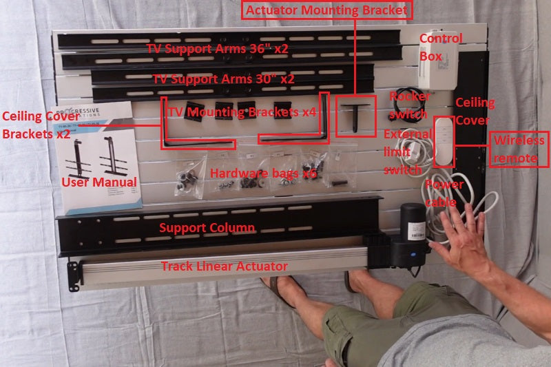 Drop-Down TV lift