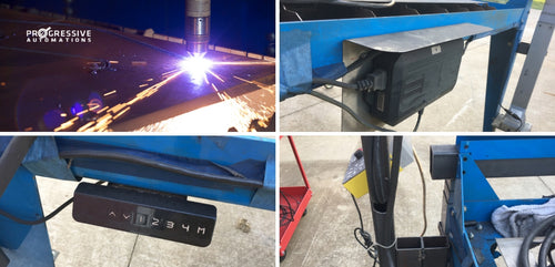 Plasma Cutter Machine DIY Lift System using Lifting Columns